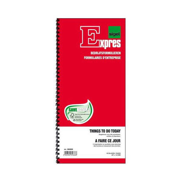 Expres Order Commissieboekje, met carbon, 2 x 50 vel