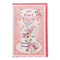 SUSY CARD Hochzeitskarte Hochzeitstorte