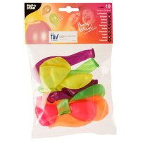 PAPSTAR Ballon de baudruche Fluo, couleurs assorties