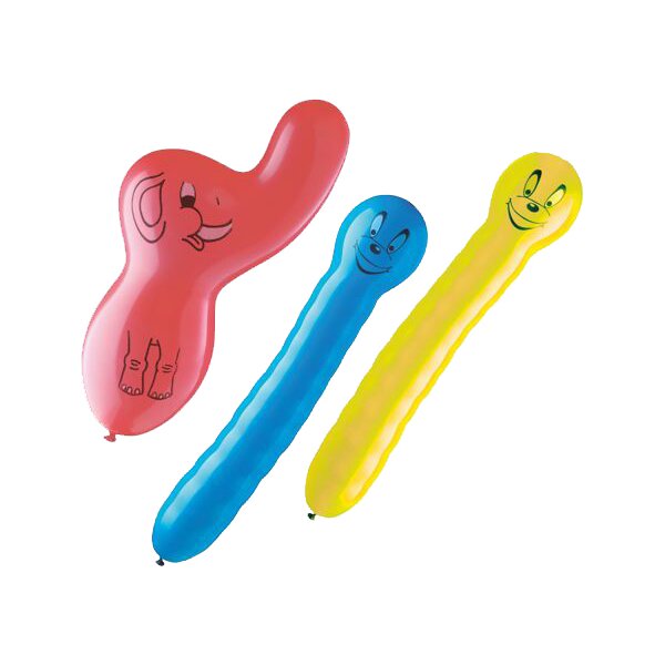 PAPSTAR Ballon de baudruche, formes et couleurs assorties