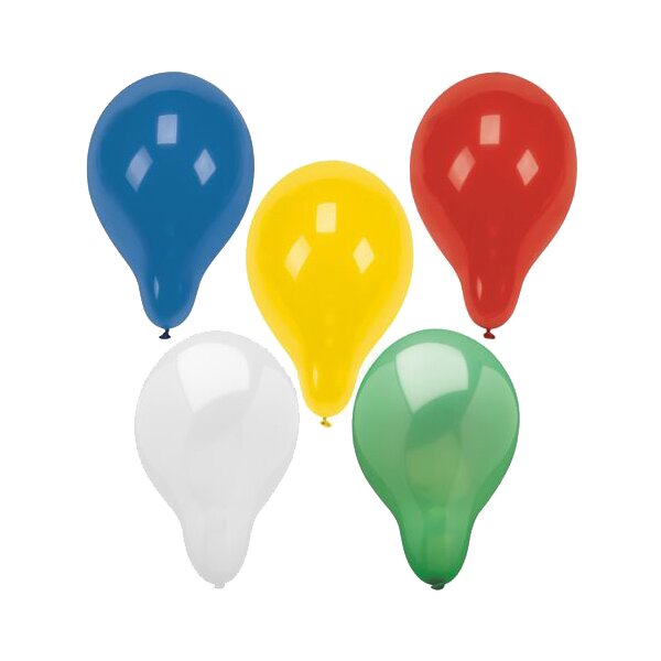 PAPSTAR Ballon de baudruche, diamètre: 320 mm, assorti