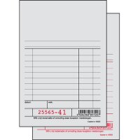 Expres Kassablok wit, met carbon, 100 x 158 mm, 2 x 50 vet