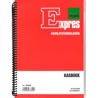 Expres Kasboek spiraal gebonden, A6 staand, 50 vel