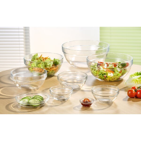Esmeyer Arcoroc Bol en verre EMPILABLE, 200 ml