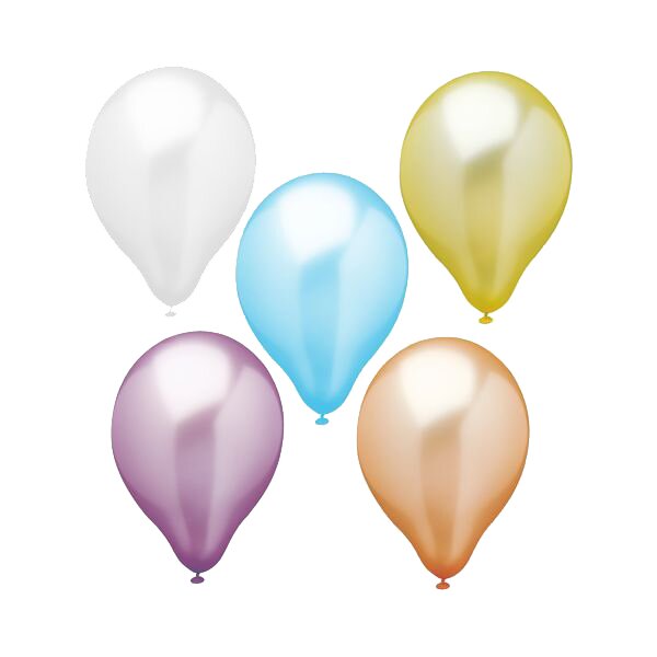 PAPSTAR Ballon de baudruche Pearly, couleurs assorties