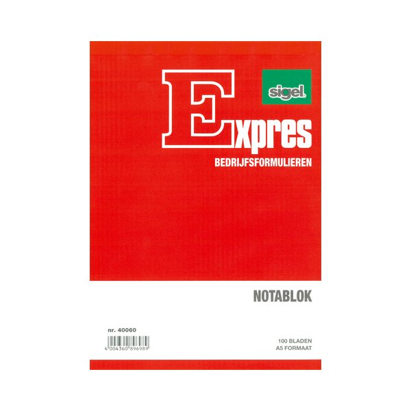 Expres Notablok, A5 staand, 100 vel