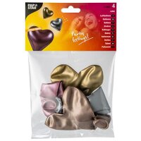 PAPSTAR Ballon Glossy Heart, assorti