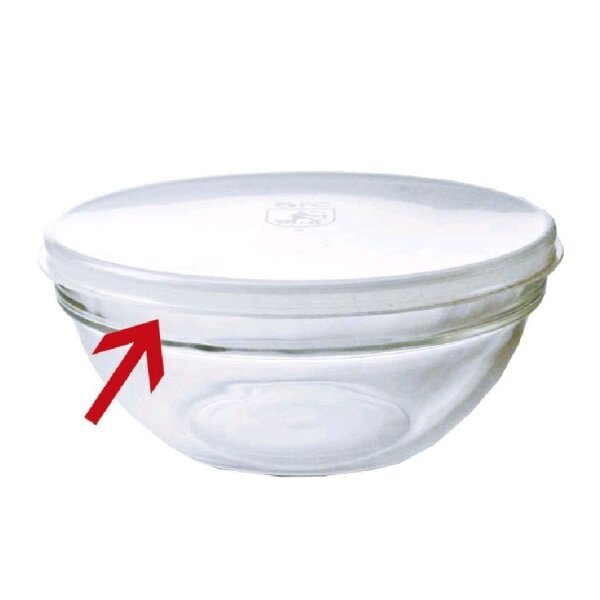 Esmeyer Arcoroc Bol en verre EMPILABLE, 210 ml