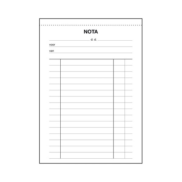 Expres Notablok, A6 staand, 100 vel