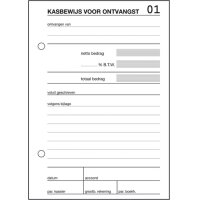 Expres Kasboek Ontvangst, A6 staand, 100 vel