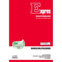 Expres Doorschrijfkasboek met btw kolommen, 2 x 50 vel
