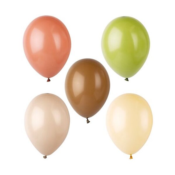 PAPSTAR Ballon de baudruche Naturals, couleurs assorties