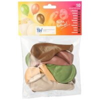 PAPSTAR Ballon de baudruche Naturals, couleurs assorties