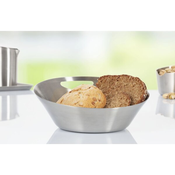 Esmeyer Corbeille à pain et à service VISTA, rond, argent