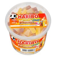 HARIBO Fruchtgummi Stadion Menü, 600g Runddose