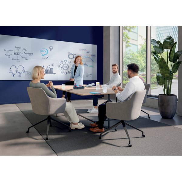 FRANKEN Tableau blanc mural Infinity, (L)900 x (H)600 mm