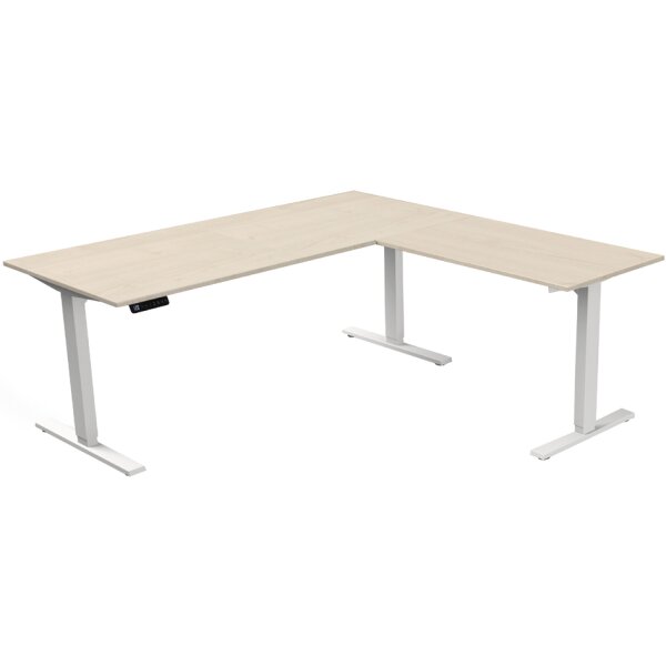 kerkmann Table de bureau assis-debout Move 3 avec angle