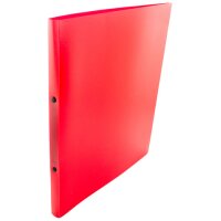 kangaro Classeur à anneaux, 2 anneaux, PP, A4, rouge