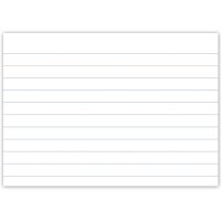 kangaro Fiches bristol, 105 x 750 mm, ligné, blanc