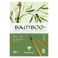 Clairefontaine Aquarellblock BAMBOO, DIN A4, 250 g qm
