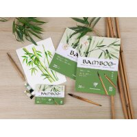 Clairefontaine Bloc de papier aquarelle BAMBOO, 250 g/m2, A4