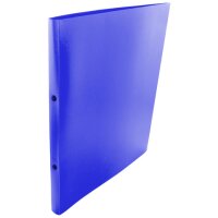 kangaro Classeur à anneaux, 2 anneaux, PP, A4, bleu