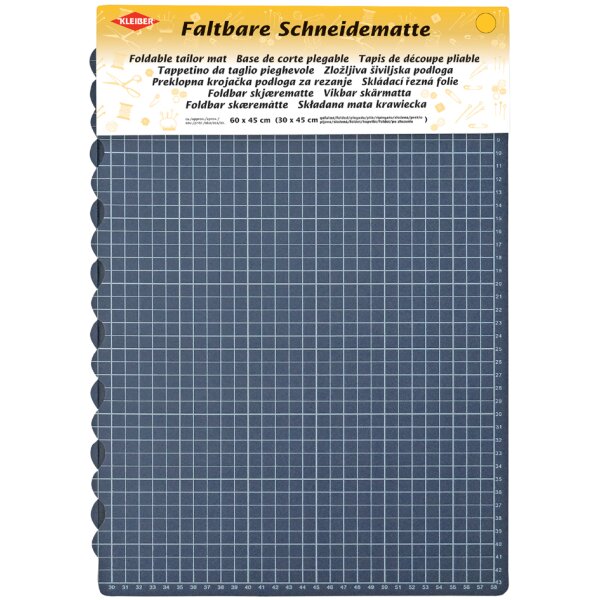 KLEIBER Tapis de coupe, A2, pliable, bleu