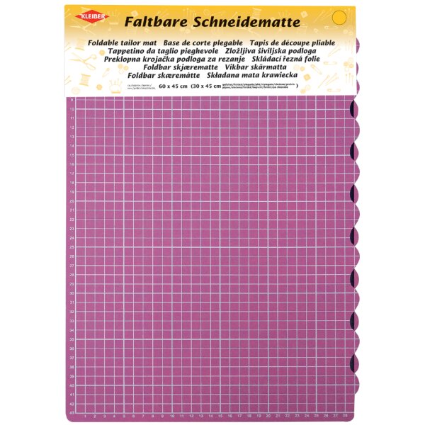 KLEIBER Tapis de coupe, A2, pliable, bleu
