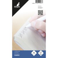 kangaro Notizblock, 67,5 x 110 mm, blanko, 100 Blatt