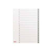 KOLMA Répertoires LongLife A4 19.120.03 gris 1-20