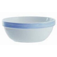 Esmeyer Arcoroc Dessertteller BRUSH, 195 mm, blau weiss