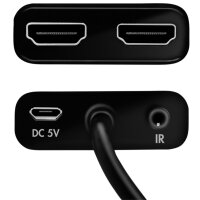 LogiLink Répartiteur HDMI 4K/60 Hz HDMI,...