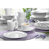 Esmeyer Soucoupe HEIKE, 150 mm, blanc, set de 6