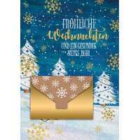 CACTUS Geldschein-Weihnachtskarte "Elch"