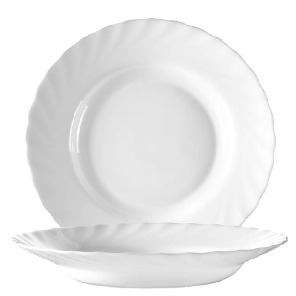Esmeyer Arcoroc Dessertteller TRIANON, 195 mm, weiss