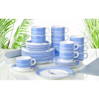 Esmeyer Bol à soupe BRUSH, 0,51 l, bleu/blanc