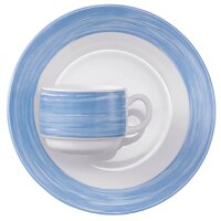 Esmeyer Bol à soupe BRUSH, 0,51 l, bleu/blanc