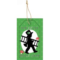 CACTUS Neujahrs-Geschenkanhänger "Glücksschwein"