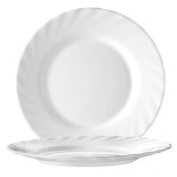 Esmeyer Assiette plate TRIANON, 245 mm, blanc