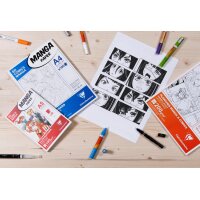 Clairefontaine Bloc de papier Layout MANGA ILLUSTRATIONS, A5