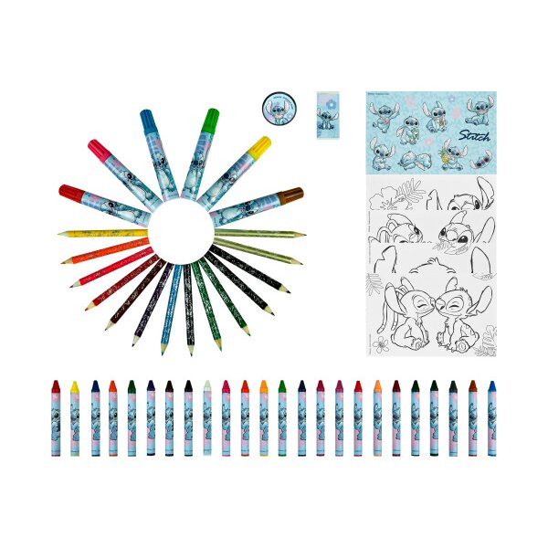 UNDERCOVER Malkoffer Stitch STLI4221 51-teilig