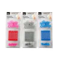 ROOST Kerzenset PT0254 Happy Birthday, assortiert