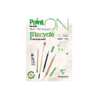 CLAIREFONTAINE PaintOn Block Mixed A2 975743C weiss 30 Blatt