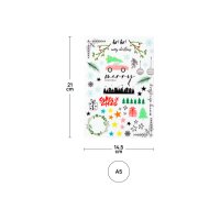 I AM CREATIVE Rub on Sticker A5 4010.59 Xmas