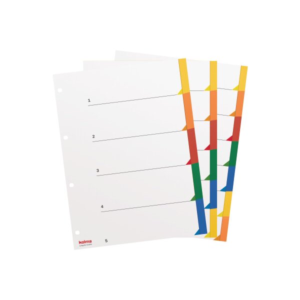 KOLMA Register LongLife A4 19.074.20 mehrfarbig 7-teilig
