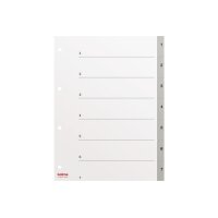 KOLMA Register LongLife A4 19.574.03 grau 1-7