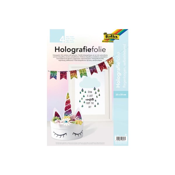 FOLIA Holographische Folie 23x33cm 347 selbstklebend