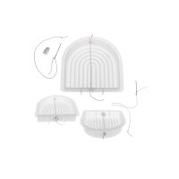 GLOREX Kerzengiessform 15x15x3cm 69732091 Bogen gross