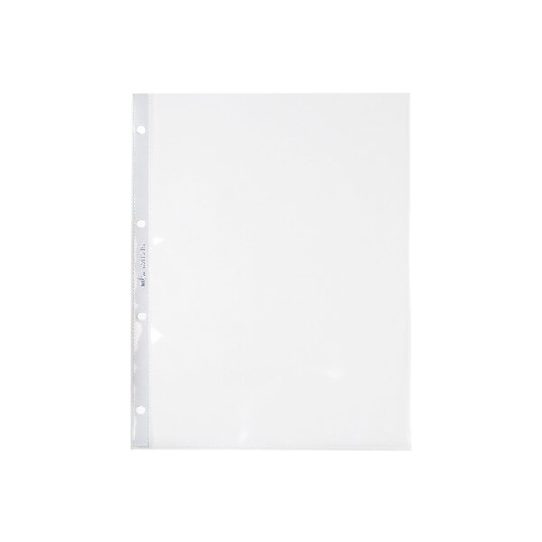 BÜROLINE Poches PVC 140 my A4 620215 transparent, lisse 100 pcs.