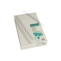 FELLOWES Reliure A4, 8mm 54451 argent 100 pcs.